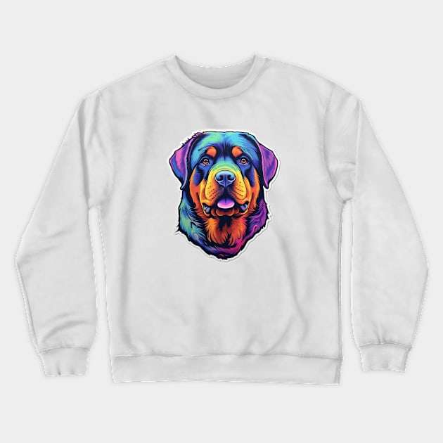 Canine Charm - Rottweiler Dog Design Crewneck Sweatshirt by InTrendSick